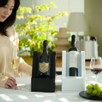 Electric Wine Chiller – Fast Cooling Desktop Beverage Cooler for Red, White, and Sparkling Wine