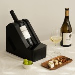 Electric Wine Chiller – Fast Cooling Desktop Beverage Cooler for Red, White, and Sparkling Wine
